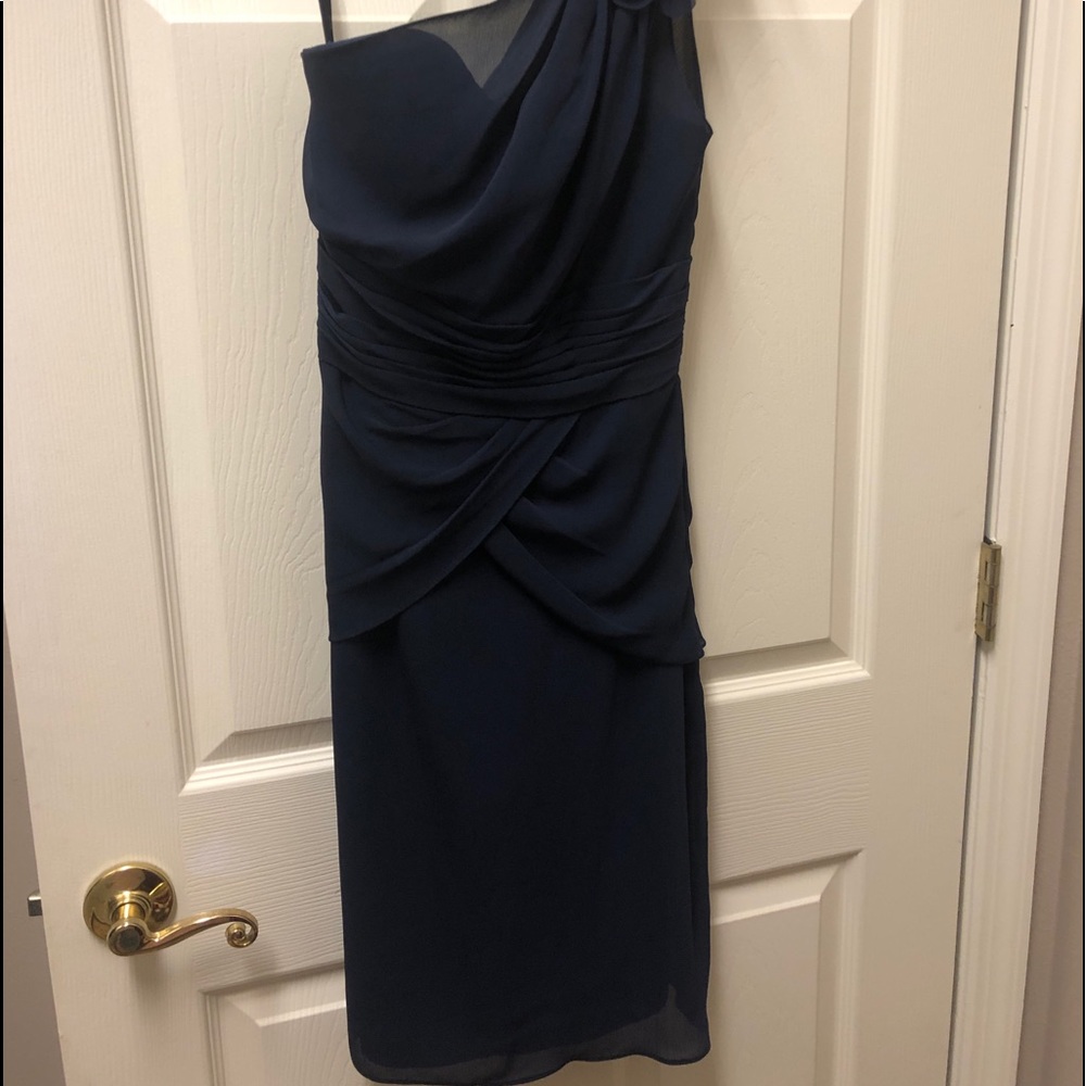 Navy Blue cocktail dress. By WTOO
